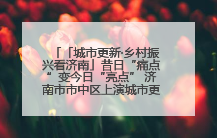 「城市更新·乡村振兴看济南」昔日“痛点”变今日“亮点” 济南市市中区上演城市更新“三部曲”