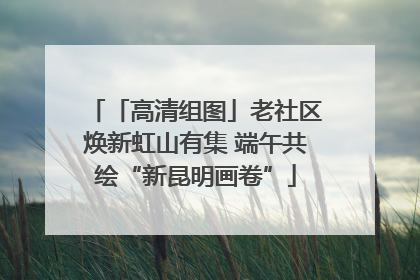 「高清组图」老社区焕新虹山有集 端午共绘“新昆明画卷”