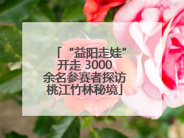 “益阳走娃”开走 3000余名参赛者探访桃江竹林秘境