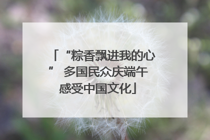 “粽香飘进我的心” 多国民众庆端午感受中国文化