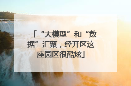 “大模型”和“数据”汇聚，经开区这座园区很酷炫