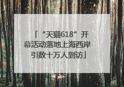 “天猫618”开幕活动落地上海西岸 引数十万人到访