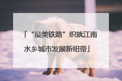 “最美铁路”织就江南水乡城市发展新纽带