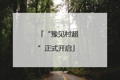 “豫见村超”正式开启