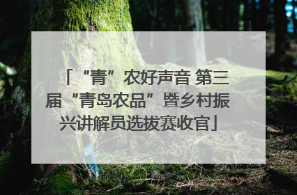 “青”农好声音 第三届“青岛农品”暨乡村振兴讲解员选拔赛收官