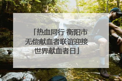 热血同行 衡阳市无偿献血者联谊迎接世界献血者日