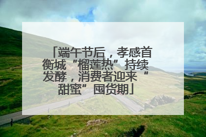 端午节后，孝感首衡城“榴莲热”持续发酵，消费者迎来“甜蜜”囤货期