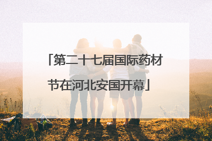 第二十七届国际药材节在河北安国开幕