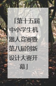 第十五届中小学生机器人竞赛暨第八届创新设计大赛开幕