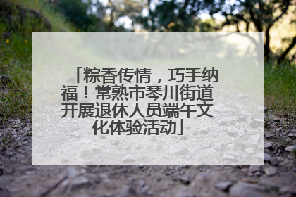 粽香传情，巧手纳福！常熟市琴川街道开展退休人员端午文化体验活动