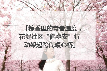 粽香里的青春温度，花堤社区“鹤耋安”行动架起跨代暖心桥