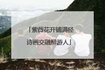紫薇花开铺满径 诗画交融醉游人