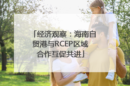 经济观察：海南自贸港与RCEP区域合作互促共进