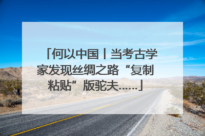 何以中国丨当考古学家发现丝绸之路“复制粘贴”版驼夫……