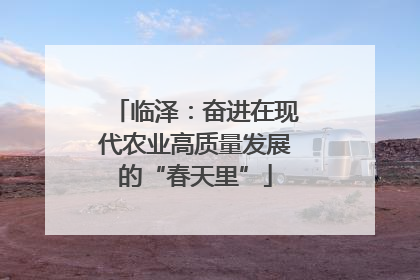 临泽：奋进在现代农业高质量发展的“春天里”