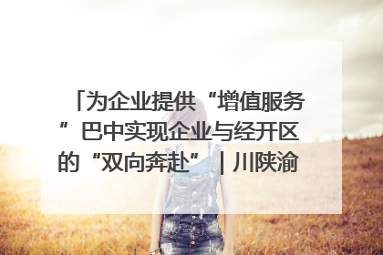 为企业提供“增值服务”巴中实现企业与经开区的“双向奔赴”｜川陕渝网络名人巴中行