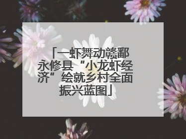 一虾舞动赣鄱 永修县“小龙虾经济”绘就乡村全面振兴蓝图
