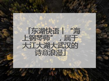 东湖快语丨“海上钢琴师”，属于大江大湖大武汉的诗意浪漫