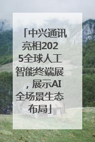 中兴通讯亮相2025全球人工智能终端展，展示AI全场景生态布局