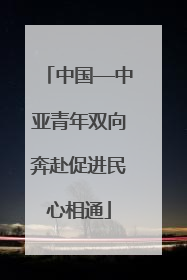 中国—中亚青年双向奔赴促进民心相通