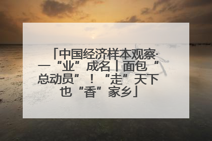 中国经济样本观察·一“业”成名丨面包“总动员”！“走”天下也“香”家乡