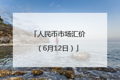 人民币市场汇价（6月12日）