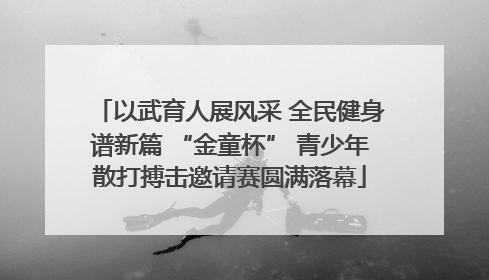 以武育人展风采 全民健身谱新篇 “金童杯” 青少年散打搏击邀请赛圆满落幕