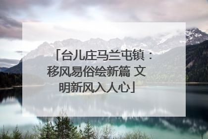 台儿庄马兰屯镇：移风易俗绘新篇 文明新风入人心