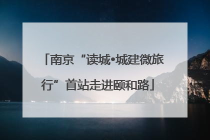 南京“读城•城建微旅行”首站走进颐和路