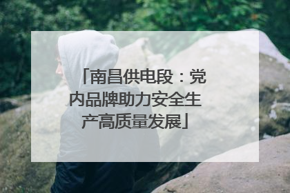 南昌供电段：党内品牌助力安全生产高质量发展
