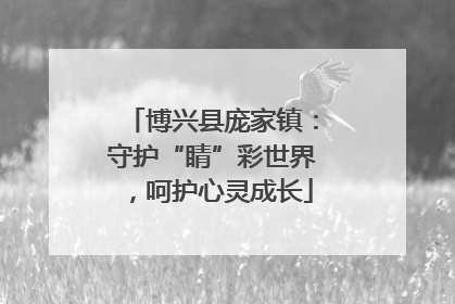 博兴县庞家镇：守护“睛”彩世界，呵护心灵成长