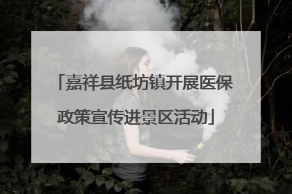 嘉祥县纸坊镇开展医保政策宣传进景区活动