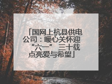 国网上杭县供电公司：暖心关怀迎“六一” 三十载点亮爱与希望