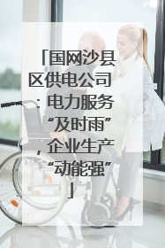 国网沙县区供电公司：电力服务“及时雨”，企业生产“动能强”