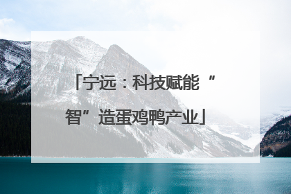 宁远：科技赋能“智”造蛋鸡鸭产业