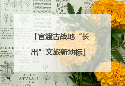 官渡古战地“长出”文旅新地标