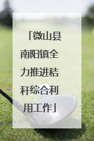微山县南阳镇全力推进秸秆综合利用工作