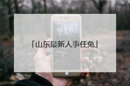 山东最新人事任免