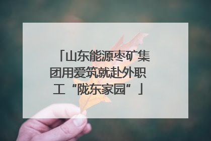 山东能源枣矿集团用爱筑就赴外职工“陇东家园”