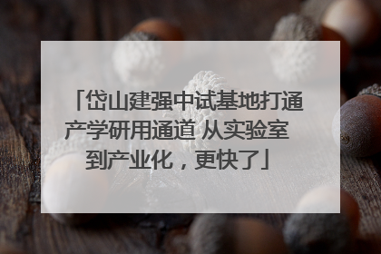 岱山建强中试基地打通产学研用通道 从实验室到产业化，更快了