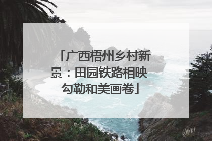 广西梧州乡村新景：田园铁路相映 勾勒和美画卷