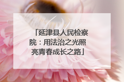 延津县人民检察院：用法治之光照亮青春成长之路