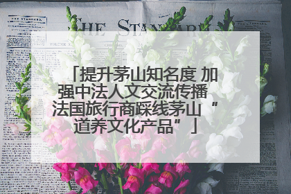 提升茅山知名度 加强中法人文交流传播 法国旅行商踩线茅山“道养文化产品”