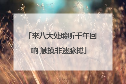 来八大处聆听千年回响 触摸非遗脉搏