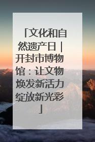 文化和自然遗产日｜开封市博物馆：让文物焕发新活力绽放新光彩