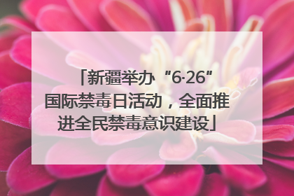 新疆举办“6·26”国际禁毒日活动，全面推进全民禁毒意识建设
