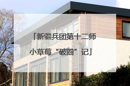 新疆兵团第十二师小草莓“破圈”记