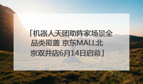 机器人天团助阵家场景全品类覆盖 京东MALL北京双井店6月14日启幕