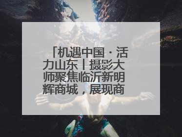 机遇中国・活力山东丨摄影大师聚焦临沂新明辉商城，展现商贸物流新风貌