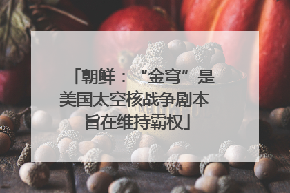 朝鲜：“金穹”是美国太空核战争剧本 旨在维持霸权